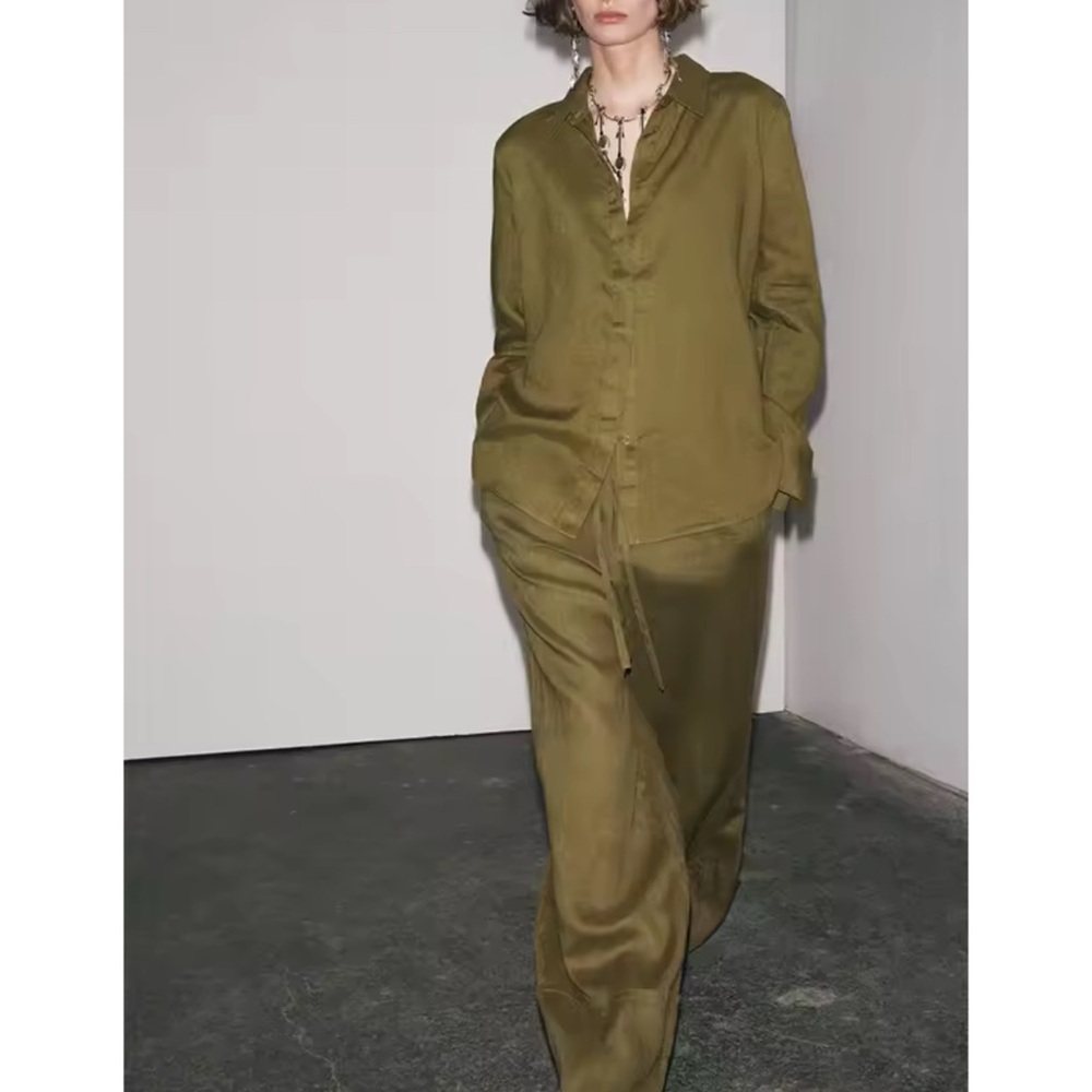 NWT Like Zara Olive Green Women's Pant